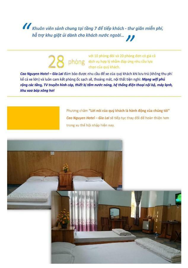 Cao Nguyen Hotel Pleiku Extérieur photo